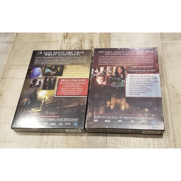 Sanctuary DVD Lot Of 2 Seasons BRAND NEW & SEALED 1-2 Complete Fast Shipping - Picture 2 of 2